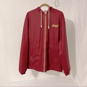Vintage Budweiser Wind Breaker/Rain Jacket Mens XL